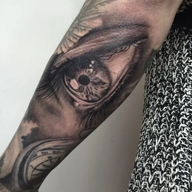 Eye Filler 3d Tattoo Designs For Girls