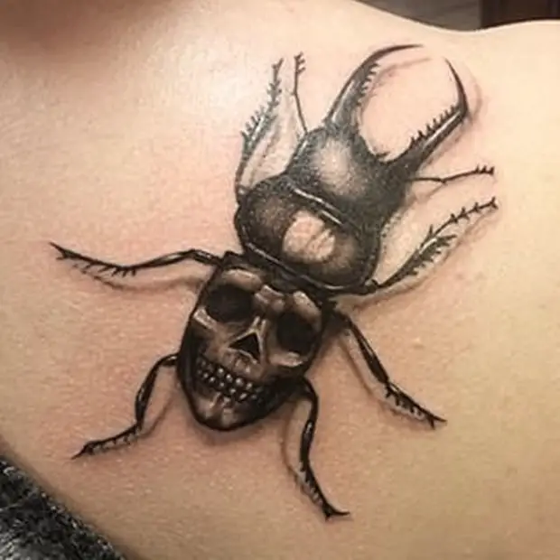 Insects 3d Tattoo Designs For Girls