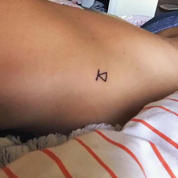 tiny side tattoos for girls
