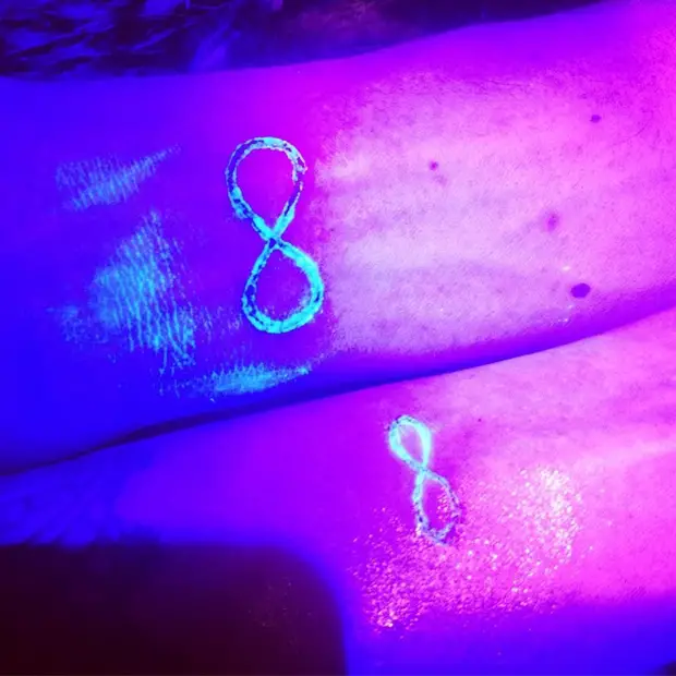 Infinity UV Tattoo UV Ink Tattoo Designs