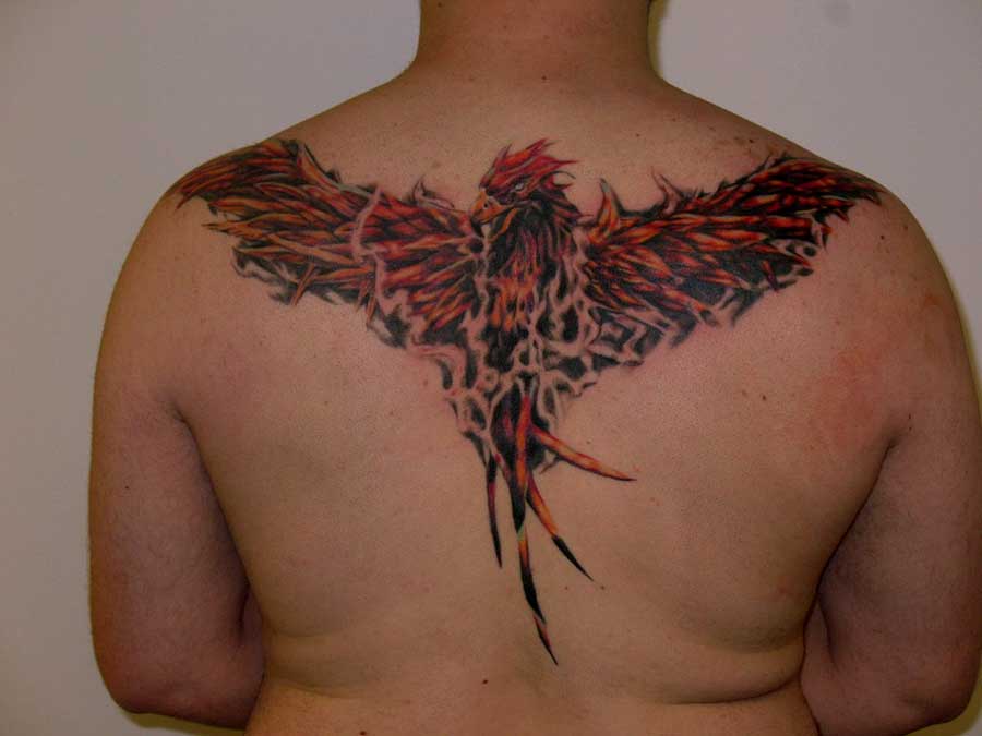 phoenix-back-tattoos
