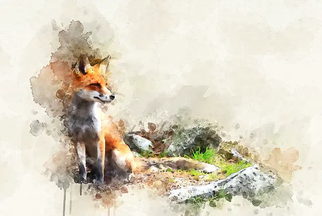 Would You Get a Watercolor Fox Tattoo or a Regular One?