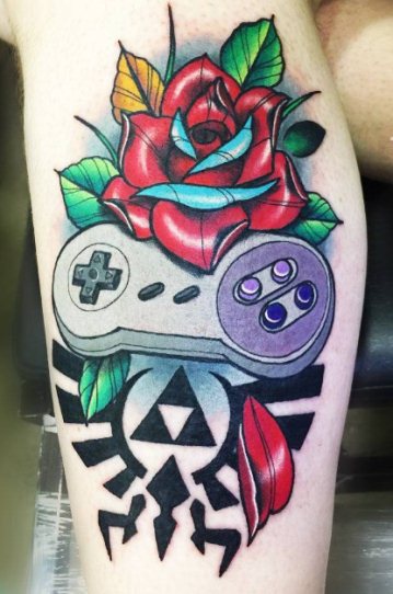 gamer tattoo for ladies