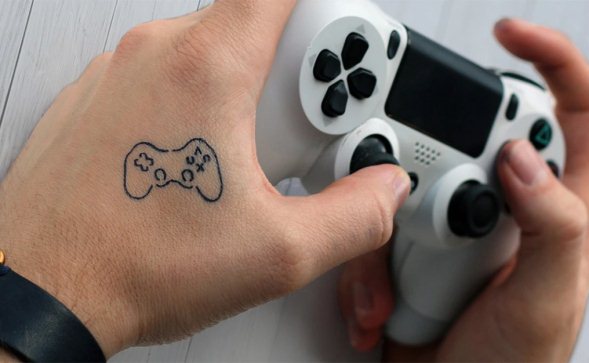 simple gamer tattoos