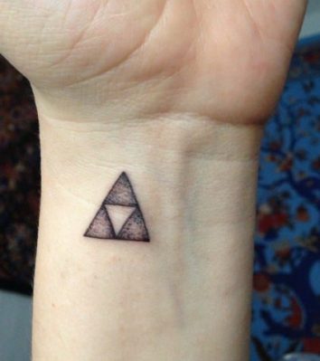 tiny simple gamer tattoo