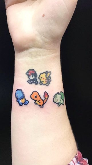 simple gamer tattoo
