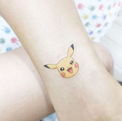 tiny pokemon gamer tattoo