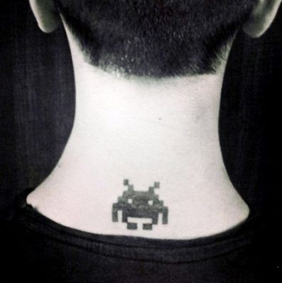 small gaming tattoo