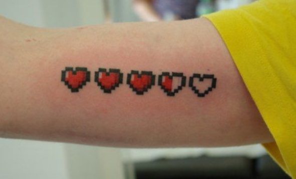 small video game tattoo ideas