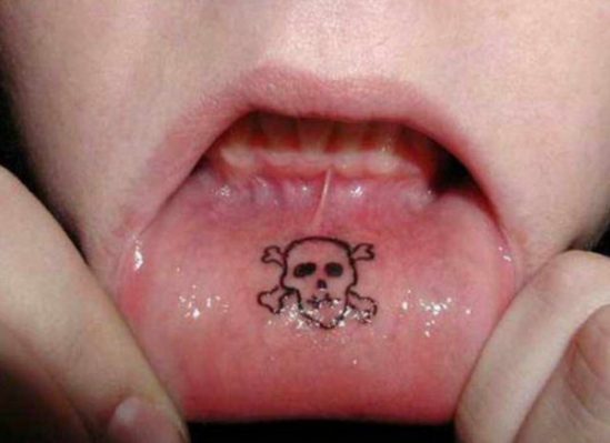 inner lip tattoo cost