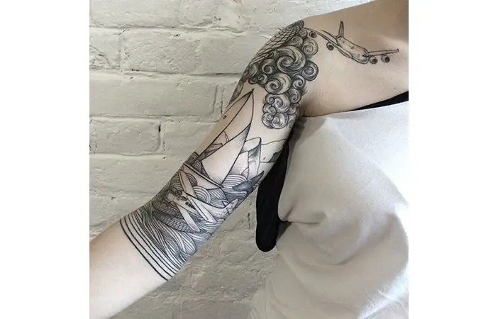 how much does a half sleeve tattoo nz