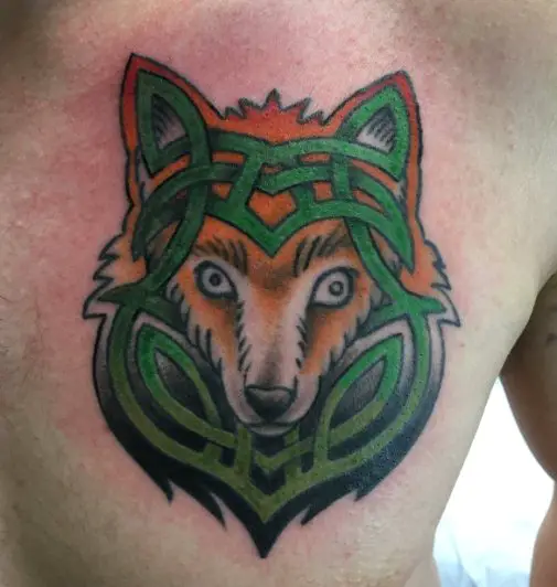 Celtic fox tattoo designs