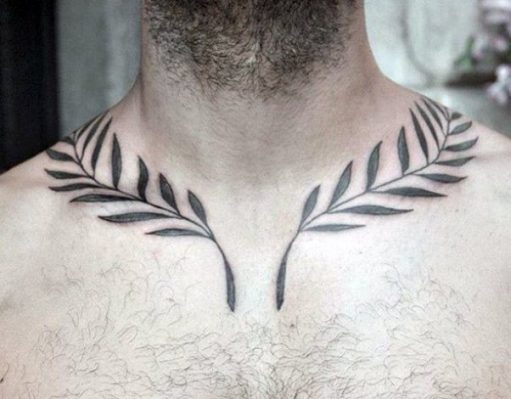 traditional laurel wreath tattoo