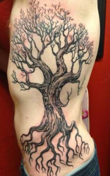 tree tattoo for men