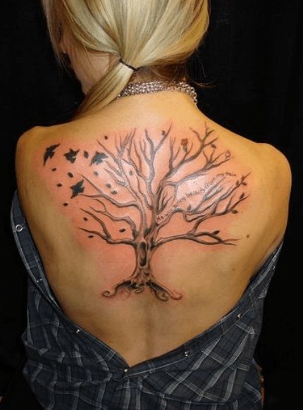 tree tattoo for women
